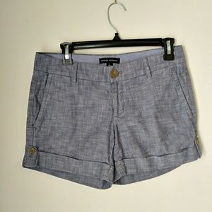 Banana Republic Chambray Shorts Size 2
